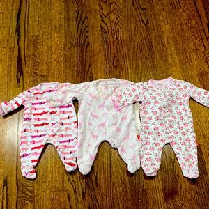 Lot of Three Magnetic Me Newborn Footies